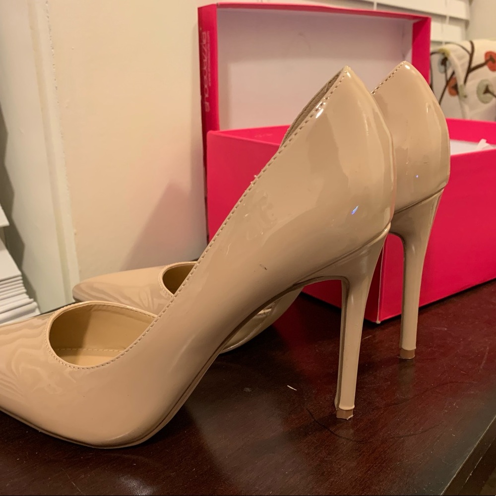 Beige High Heeled Sexy Pumps Heels Nude